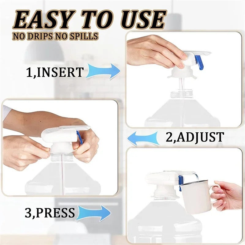 The Magic Tap Automatic Drink Dispenser - Hands-Free Beverage Dispenser for Fridge - Perfect for Milk, Juice - Gifts for Women & Men