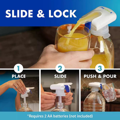 The Magic Tap Automatic Drink Dispenser - Hands-Free Beverage Dispenser for Fridge - Perfect for Milk, Juice - Gifts for Women & Men