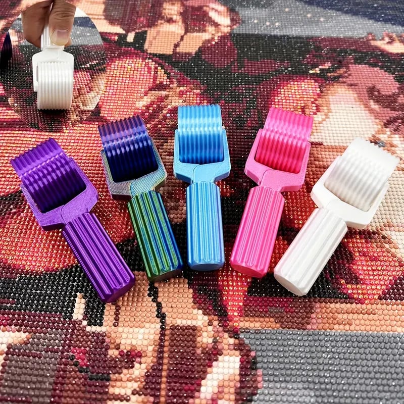 💎✨3D Printed Diamond Painting Roller Tool – Perfect Companion for Your Diamond Art Kit!