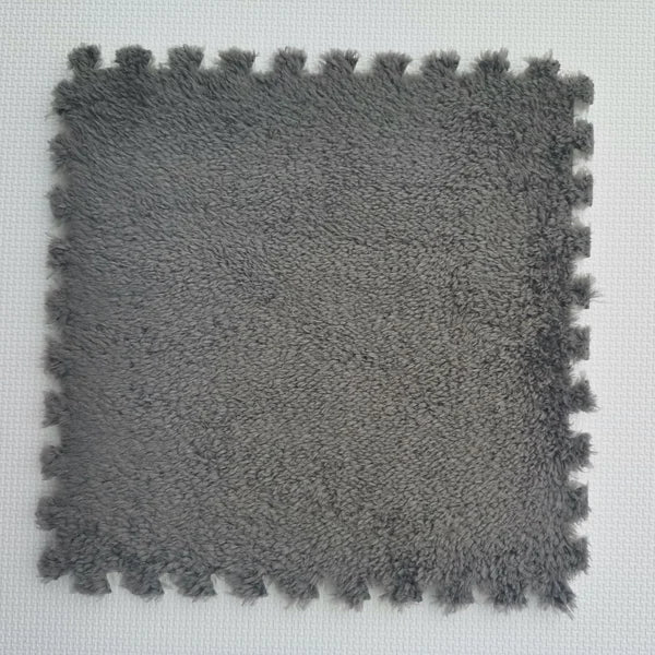 Plush Patchwork Foam Floor Mat