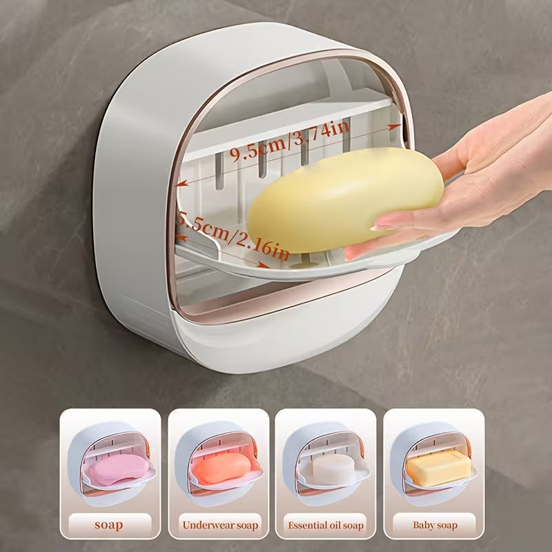 Luxury Soap Holder with Drain Tray