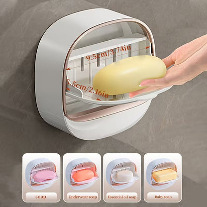 Luxury Soap Holder with Drain Tray