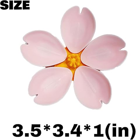 🌸Cherry Blossom Magnetic Bag Clips, Pink Sakura Food Sealing Clip for Kitchen, Decorative Fridge Magnets