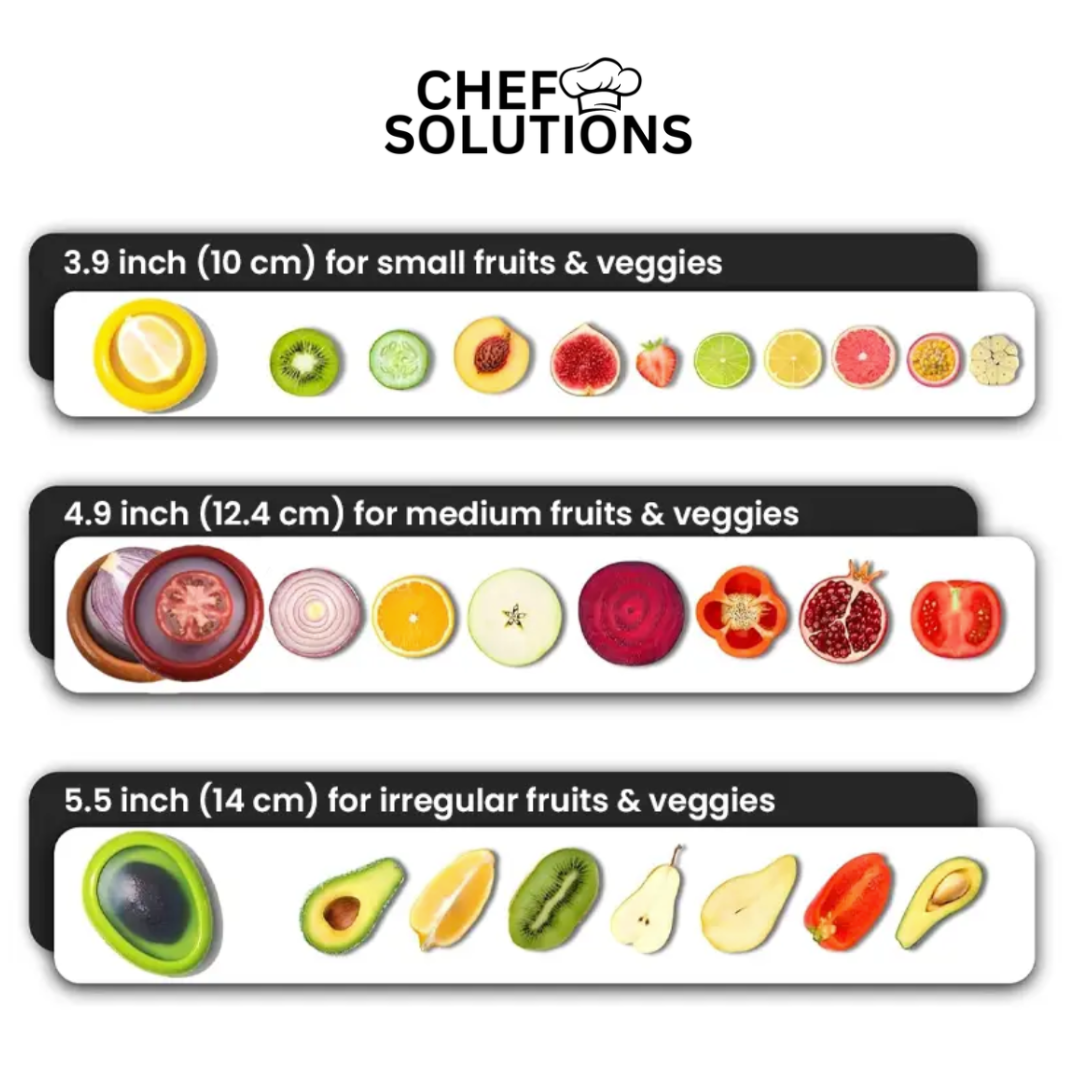 Clear Plastic Film Fruit Storage Container - (4 Pack)