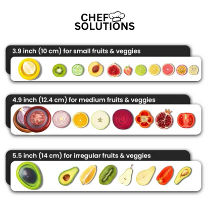 Clear Plastic Film Fruit Storage Container - (4 Pack)