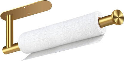No-Drill Under-Cabinet Paper Towel Holder
