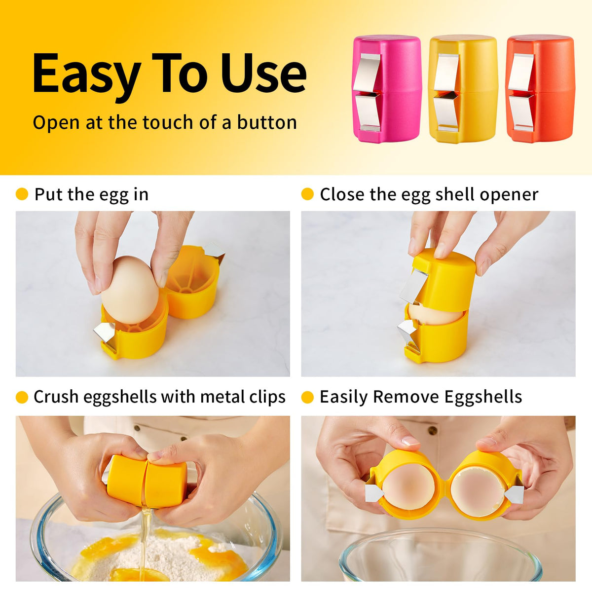 No Mess Easy Egg Opener CrackSlick