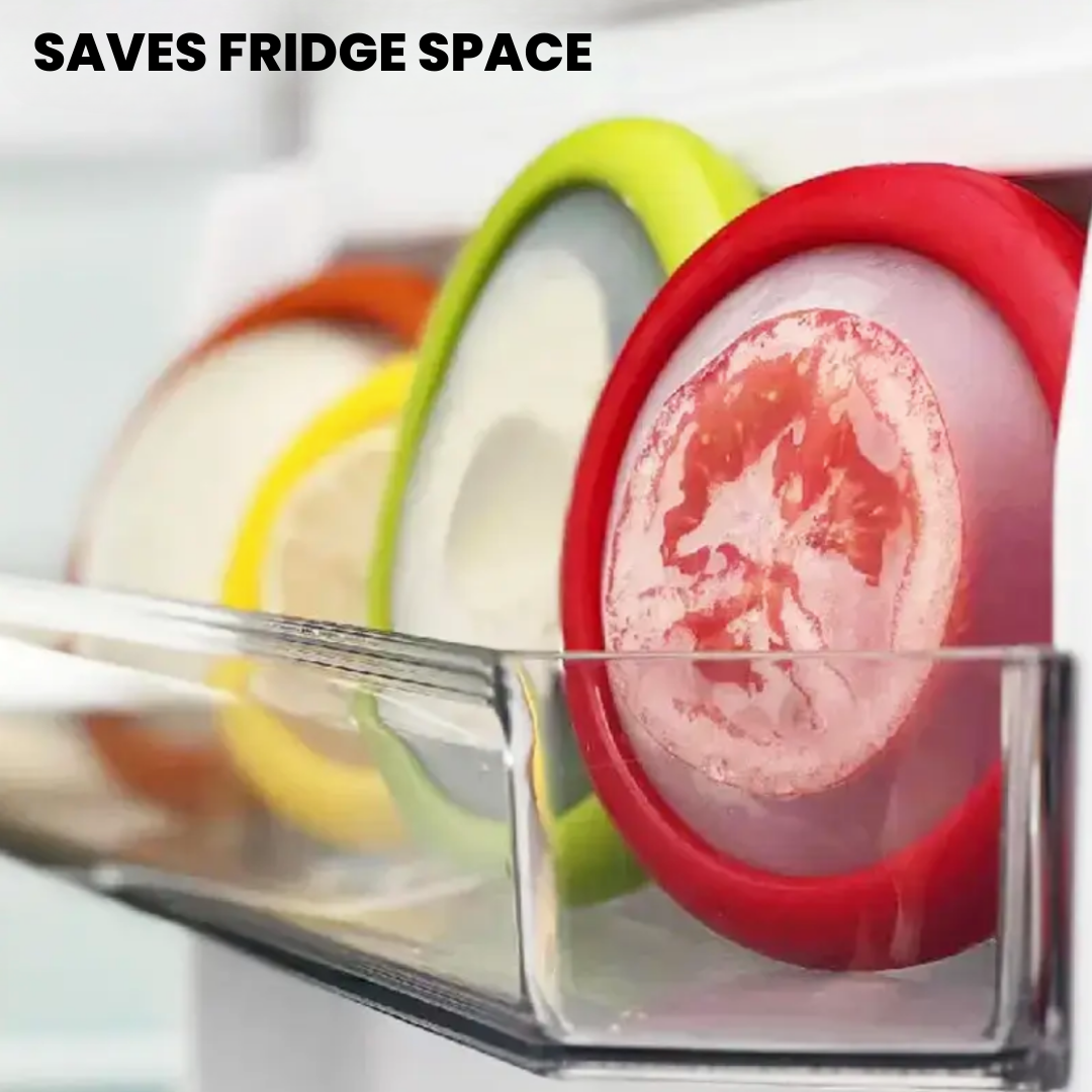 Clear Plastic Film Fruit Storage Container - (4 Pack)