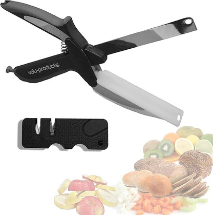 ✂️ 2-in-1 Kitchen Scissors with Built-in Cutting Board | All-in-One Cooking Helper