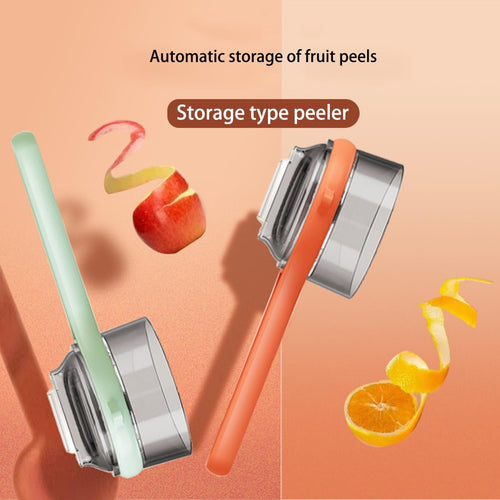 🥔🍎 Double-sided Stainless Steel Blade Peeling Knife With Storage Boxs