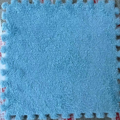 Plush Patchwork Foam Floor Mat