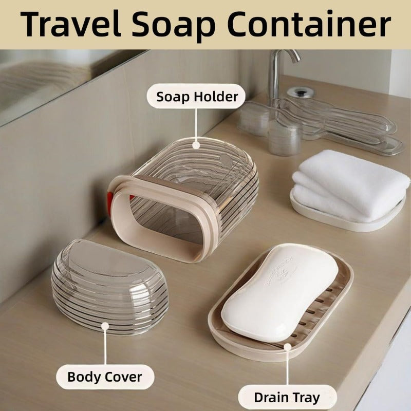 Travel Soap Case with Drain