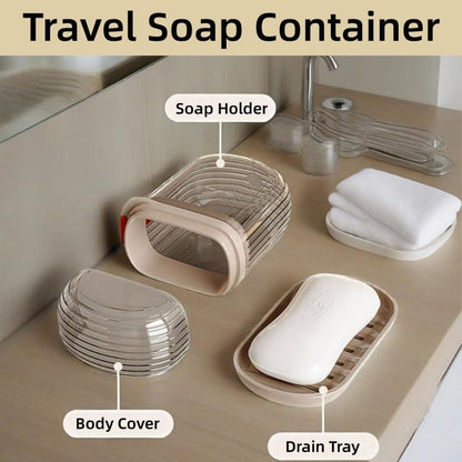 Travel Soap Case with Drain