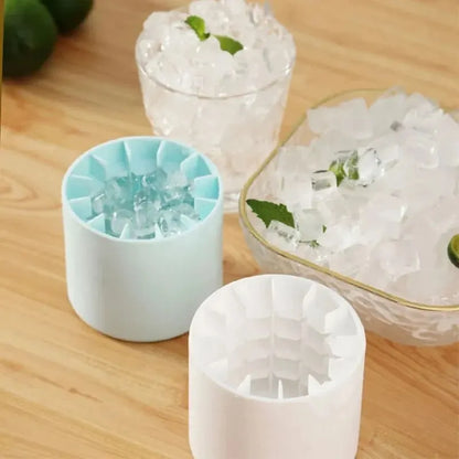 MiniChill 30-Cell Silicone Ice Cube Mold | Round Compact Ice Tray for Quick Freezing