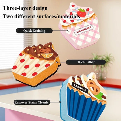 Cute Dessert Kitchen Sponges