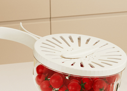 2-in-1 Draining and Preservation Basket: Simplify Washing & Storing