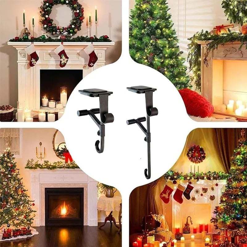 🎄Fireplace Stocking and Garland Hanger