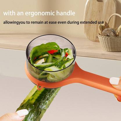 🥔🍎 Double-sided Stainless Steel Blade Peeling Knife With Storage Boxs