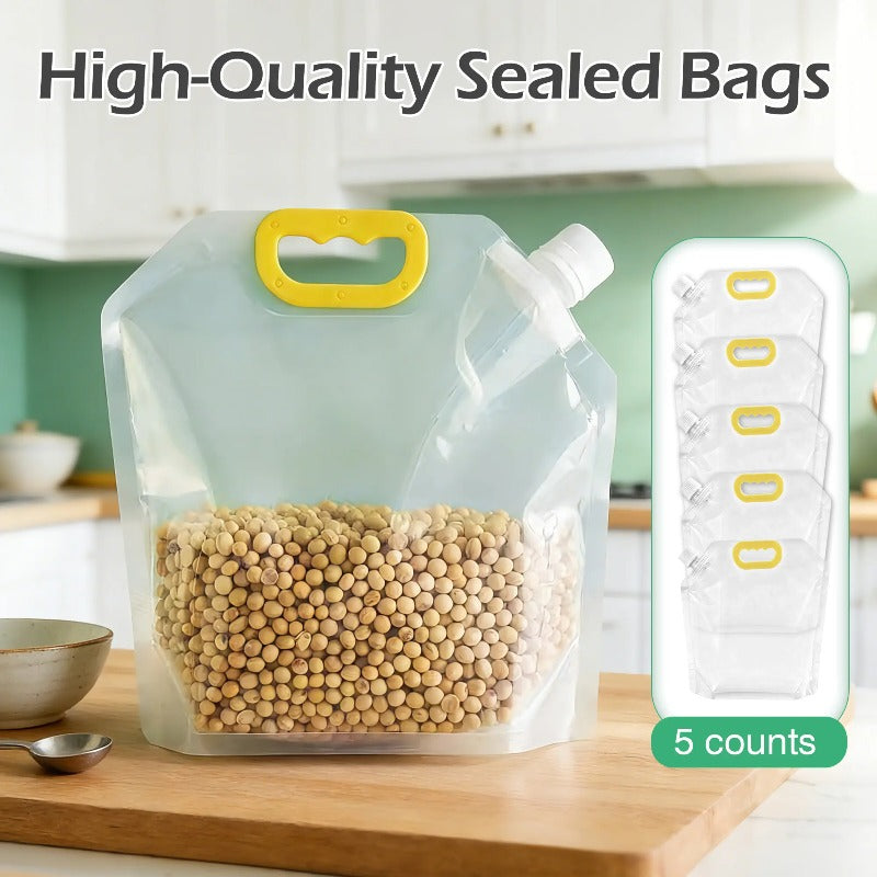 Reusable Stand-Up Grain Bags