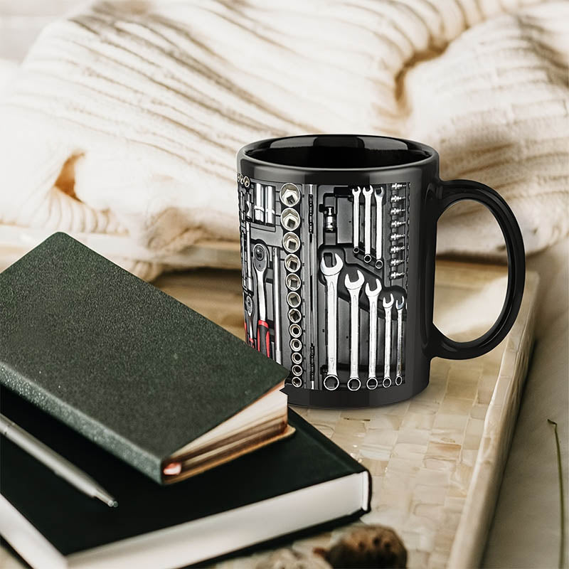 Funny Coffee Mug – Toolbox Set for Mechanics