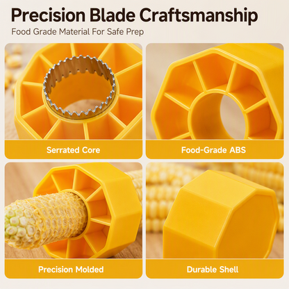 Corn Stripper – Stainless blade, non-slip grip & mess-free. Strips corn in seconds